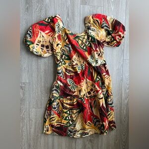 Mlle Gabrielle Cotton Bold Print Dress size 1X